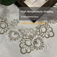 thumbnail image 5 of Luxury Tablecloth Embroidery Lace Rectangle Table Cover Flower Elegant Hollow Out Table Cloth Towels Dining Table Decoration (151K,85x145cm), 5 of 7