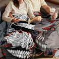 thumbnail image 3 of Throw Blanket,Flannel Fleece Anime Dandadan Pattern Plush Shawl Blanket, Soft Comfort Home Sofa Decor Flannel for All Seasons, 3 of 7