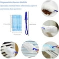 thumbnail image 6 of Duster Refills Compatible with Swiffer Duster, 360 Heavy Duty Multi Surface Duster Replacement with 1 Short Handle and 3FT Extenda Handle for Cleaning Furniture, Blind, Ceiling Fans Blue 30 Pack, 6 of 7