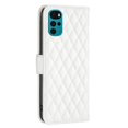 thumbnail image 4 of Stylish Wallet Case for Motorola Moto G22 (6.5 Inch), Premium PU Leather Adjustable Kickstand Flip Folio Cover with Card Slots Magnetic Case for Motorola Moto G22,White, 4 of 9