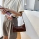 thumbnail image 5 of Bolsa de mano de moda para mujer, de mano informales con cremallera para compras diarias, viajes de ocio Ndcxsfigh  Para Estrenar, 5 of 8