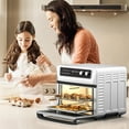 thumbnail image 2 of Costway 21QT Convection Air Fryer Toaster Oven 8-in-1 w/ 5 Accessories & Recipe, 2 of 10