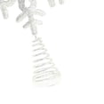 thumbnail image 3 of Decoración para árbol de Navidad Topadorn copo de nieve de metal plateado, 3 of 6