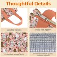 thumbnail image 4 of Poodle and Pioneer Flower Insulated Lunch Bag for Women & Adults,Large Portable Soft Cooler Lunch Bag,Thermal Food Storage Tote with Pearl Cotton,8.66L,8.75x5.75x9.5 Inch, 4 of 6