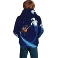 thumbnail image 3 of WALL-E Teen Boys Girls Hoodies 3D Printed Hooded Sweatshirts for Kids Long Sleeve Casual Unisex Pullovers with Pockets, 3 of 8