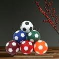 thumbnail image 2 of 6 Pcs Table Soccer Foosballs Replacements Foosball Table Ball Durable Tabletop Game Mini Football Table Soccer Ball, 2 of 8