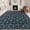 Dark Gray, variant on ZACOO 2'x6' Vintage Runner Rug, Machine Washable Ultra‑Thin Non‑Slip Floral Border Printed Carpet for Hallway Entryway Kitchen, Red Brown