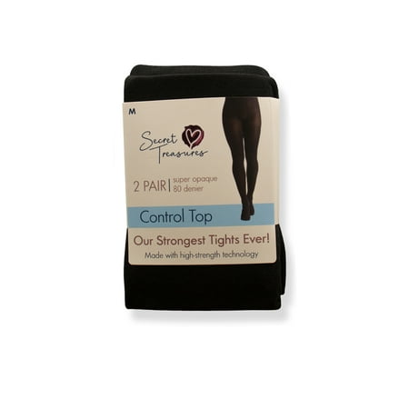 

Secret Treasures Super Opaque Control Top Tight 2 Pair Pack