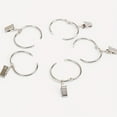 thumbnail image 3 of Curtain Clip Rings, 1.5 Inch, Openable Metal Hooks for Drapery. Rustproof finish for window rods, 3 of 5