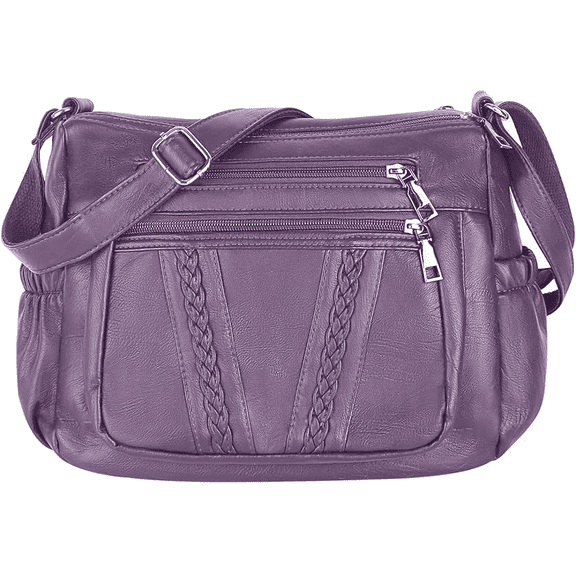 Verstarlin Crossbody Bags For Women Pocketbooks Soft PU Leather Purses and Handbags Multi Pocket Shoulder Bag