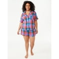 thumbnail image 6 of Joyspun Women's Woven Sleep Shorts, Sizes S to 3X, 6 of 6