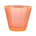 thumbnail image 1 of Party Essentials Gobelets de Fête en Plastique Dur 9 Onces, Orange Néon, 25 Unités, 1 of 4