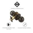 thumbnail image 5 of Design House Ball Passage Adjustable 2-Way Hall and Closet Door Knob, Oil Rubbed Bronze, 5 of 18