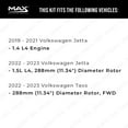 thumbnail image 2 of MAX Advanced Brakes - Brake Kit For 2019-2023 VW Jetta (11.34" Dia Rotor, 1.4/1.5L Engine) | Carbon Ceramic Brake and Rotor Kit Front and Rear | Daily Driving OE Replacement Brake Rotors, 2 of 9
