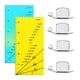 thumbnail image 1 of Regla Guía de Costura de 2 Piezas con Guías de Costura Magnéticas de 4 Piezas, Regla de Costura de Dobladillos de Línea Recta de 1/8 una 2 Pulgadas, Regla de Margen de Costura, 1 of 5