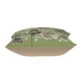thumbnail image 4 of 20" x 7" x 20" Cool Tropical Green Pillow Cover With Down Insert, 4 of 5