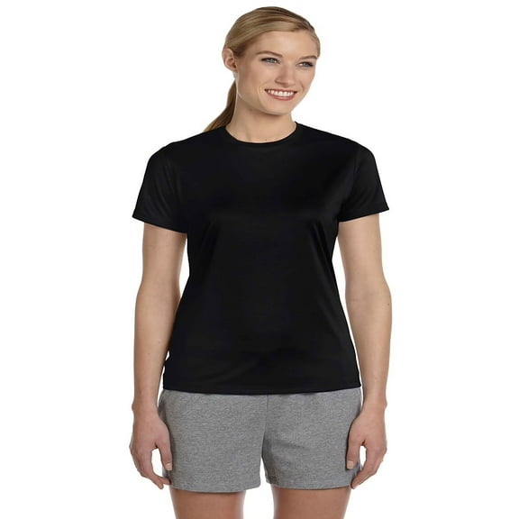Hanes Short Sleeve Crew Neck Cool Dri T-Shirt (Women's)