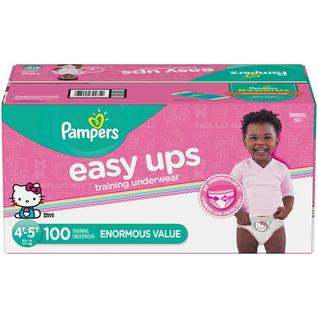 Dropship Pampers Easy Ups Training Pants, Girls, Size 4T-5T, 100