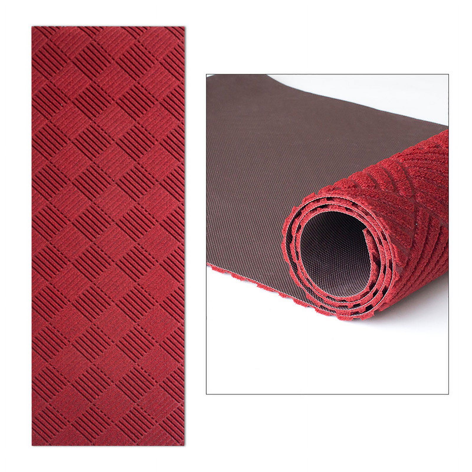 LITA Red Runner Rugs 2' x 6' Indoor Anti-slip Carpet for Hallway Kitchen Laundry