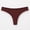 Coffee, variant on Swuxness Women's Seamless Stretch Thong Panty Solid Color Fashion Breathable Style Lightweight All Day Low Waisted Panties