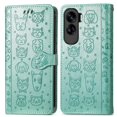 thumbnail image 1 of Funda Cartera FOXDOCK para Honor 90 Lite , Flip PU con Relieve de Gatos y Perros, Tarjetero y Soporte, 1 of 6