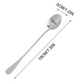 thumbnail image 3 of SNGMN Stainless Steel Coffee Spoon Set - 7.5 Inch Dessert & Ice Cream Teaspoons - Durable Tableware for Home & Office - Great Gift for Birthdays, Christmas, Housewarming, 3 of 6