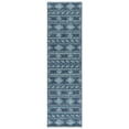 thumbnail image 2 of Safavieh Courtyard Allycia Geometric Indoor/Outdoor Runner Rug, Navy/Aqua, 2'3" x 6'7", 2 of 9
