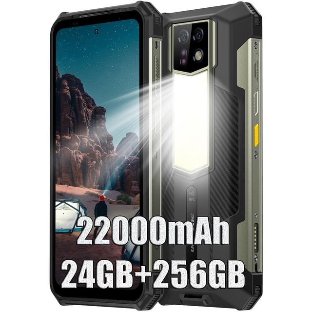 Smartphone Ulefone Armor 24, Resistente 24GB+256GB, 22000mAh