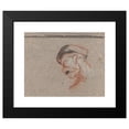 thumbnail image 2 of Honoré Daumier 24x20 Black Modern Framed Museum Art Print Titled - Head of a Man IIi, 2 of 5
