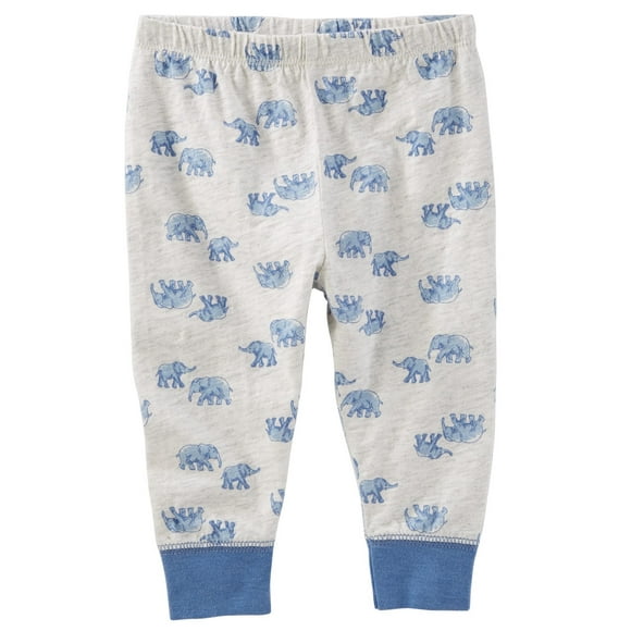 OshKosh B'gosh Baby Boys' Pull-On Elephant Pants, 3-6 Months