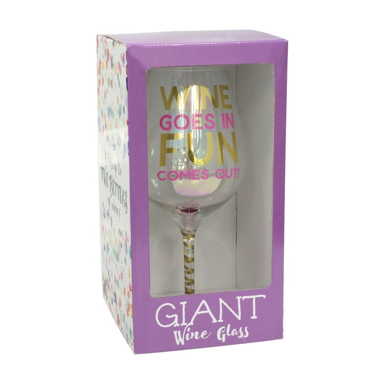 One more episode jumbo wine glass  Trendy Gifts with max length 70 - Lush  Fashion Lounge