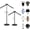 Black, variant on General 2 Pack Shirt Display Stand, 18-34 Inch Height Adjustable Mannequin Torso Stand Dress Form for Vendors Shop, T Shirt Display Jacket Coat Hanger Steaming Clothes Holder, Brown