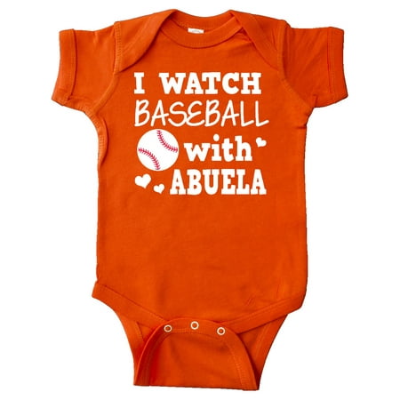 

Inktastic I Watch Baseball with My Abuela Gift Baby Boy Bodysuit