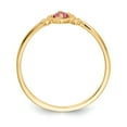 thumbnail image 2 of 14K Yellow Gold Ring Band Themed (10) October Pink Tourmaline, 2 of 5