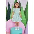 thumbnail image 2 of Garanimals Toddler Girl Short Sleeve Printed Dress with Patch Pockets, Sizes 18M-5T, 2 of 5