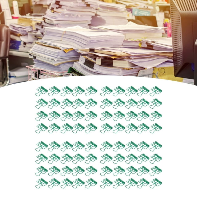 Paper Binder Clips, Gift Binder Clips Hollow Tail Clips 19mm 80pcs For Office