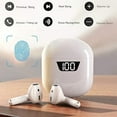 thumbnail image 6 of Wireless Earbuds, Bluetooth 5.2 Earbuds with Charging Case Hi-Fi Stereo True Wireless Earbuds with Mic IPX7 24H Playtime Wireless Earphones(White), 6 of 8