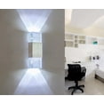 thumbnail image 2 of Lámpara de pared LED de aluminio acrílico de 6 W para decoración de interiores moderna para dormitorio, escaleras, sala de estar, fondo de TV, ambiente blanco frío, 2 of 8