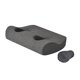 thumbnail image 3 of Almohada ergonómica para orejas perforadas, con funda, para dormir de lado. Gris oscuro, 3 of 9
