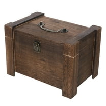 Milisten Tea Chest Organizer with 24.50X16.80X16.50CM Coffee