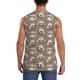 thumbnail image 4 of Fotbe Raccoon Men's Camiseta sin Mangas Estampada para Hombres, Playera Casual para Gimnasio, Entrenamiento, Playa-Small, 4 of 7