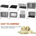 thumbnail image 4 of Vitesse Heavy Duty Indestructible high Anxiety Dog Crate cage for Outdoor and Indoor with Removable Tray, 4 of 7