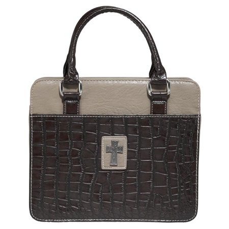 Croc Satchel Bag - BC Croc Purse Style W/ Cross Br/TN Lg (Other)