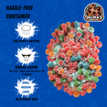 thumbnail image 4 of Jelina's Treats Trending Sour Candy Fruit Snacks - Fruit Flavored Snack Perfect for On-the-Go - Fresh, Fun and Flavorful Candies - Kids and Adults Love these Tasty Convenient Treats, 4 of 8