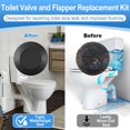 thumbnail image 3 of 2 Pack Snap-In Seat Disc & 1 Pcs Flush Valve Chain, Compatible with American Standard 033643-0070A, Universal Fit Heritage Series Toilets One Piece Model - #2031, Professional Grade, 3 of 6