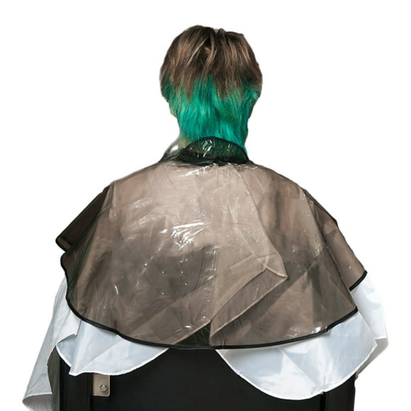 Comfortable Hairdressing Shawl Professional Waterproof Hair Dye Cape Adjustable Hairdressing Shawl with Crew Neck Design Comfortable for Women