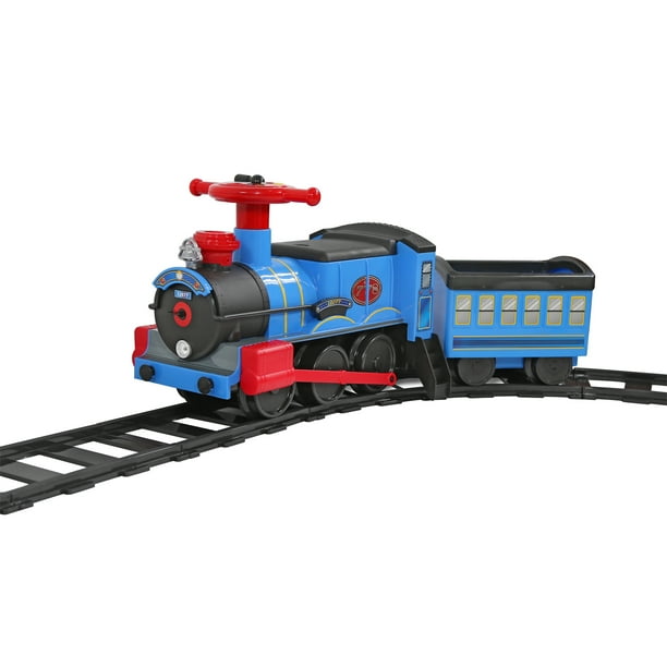 Rollplay Steam Train 6Volt 1PMH RideOn Vehicle Toy with 23 Feet of