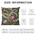 thumbnail image 6 of Wuche Paisley Floral Pattern Decorative Pillow Cover Flowers Abstract Plant Leaves Square Throw Waist Pillow Case Cushion Cases for Sofa Bedroom Living Room 2pc, 6 of 6