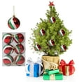thumbnail image 1 of Clearance! 6PCS Christmas Tree Ball Bauble Hanging Home Party Ornament Decor 6CM, 1 of 4