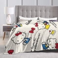 thumbnail image 5 of Hello Kitty Blanket, Super Soft Throw Blanket, Cozy Flannel Blankets For Boys Girls, Warm Blankets For Couch Sofa Bed, 50"X40", 5 of 9